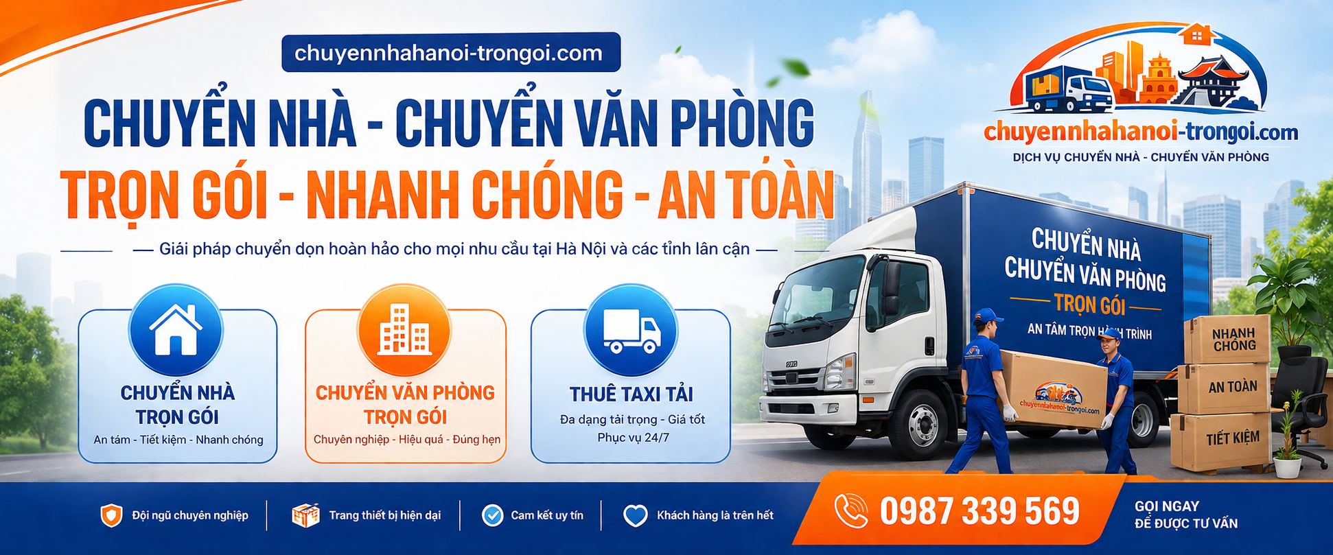 Chuyển Nhà Hà Nội Trọn Gói – Chuyển nhà, chuyển văn phòng trọn gói, taxi tải
